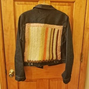 One of a Kind Upcycled Denim Jacket
